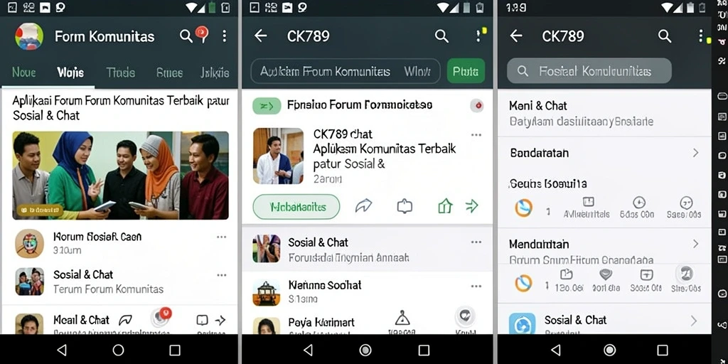 Tampilan antarmuka CK789 yang menarik dan mudah digunakan.