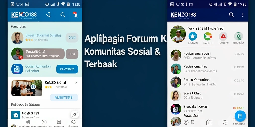 Tampilan antarmuka KENZO188 yang menarik dan mudah digunakan.