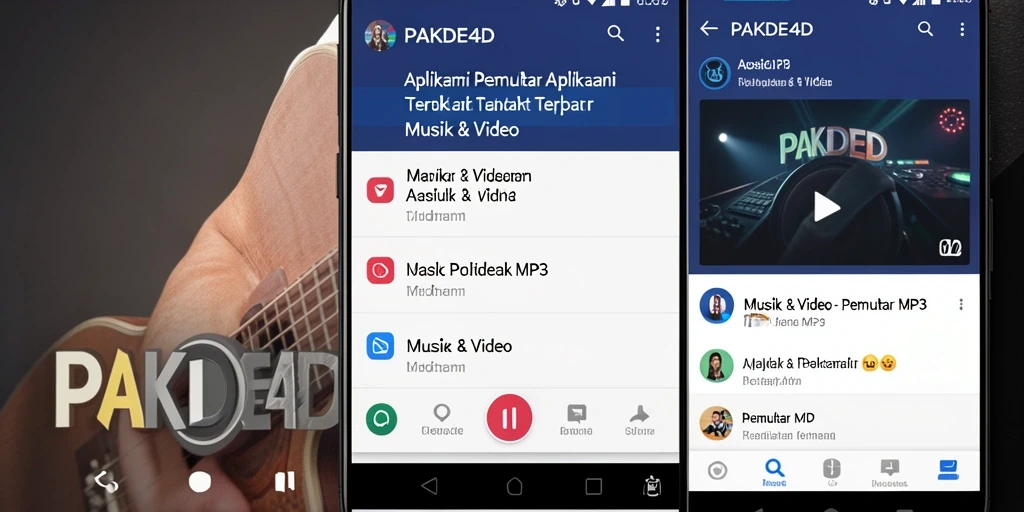 Antarmuka aplikasi PAKDE4D yang modern dan mudah digunakan.