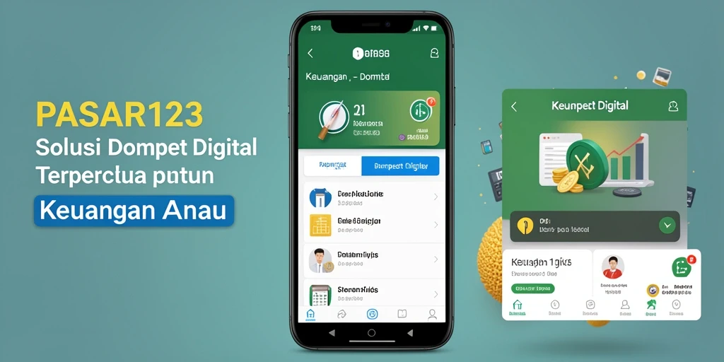 Tampilan antarmuka PASAR123 yang bersih dan mudah digunakan.