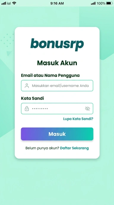 Masuk Akun bonusrp untuk Pengguna Android